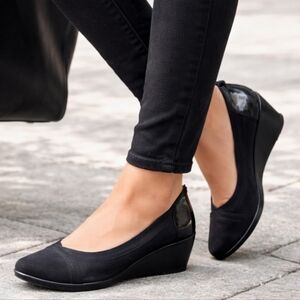 Anne Klein Sport NEW Dani Modern Minimalist Comfort Wedge Pump 8.5M